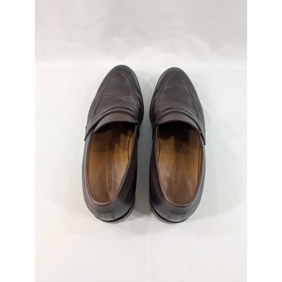Beckett‎ Simonon Cohen Dress Shoes Mens Size 8 Brown Leather Penny Slip On